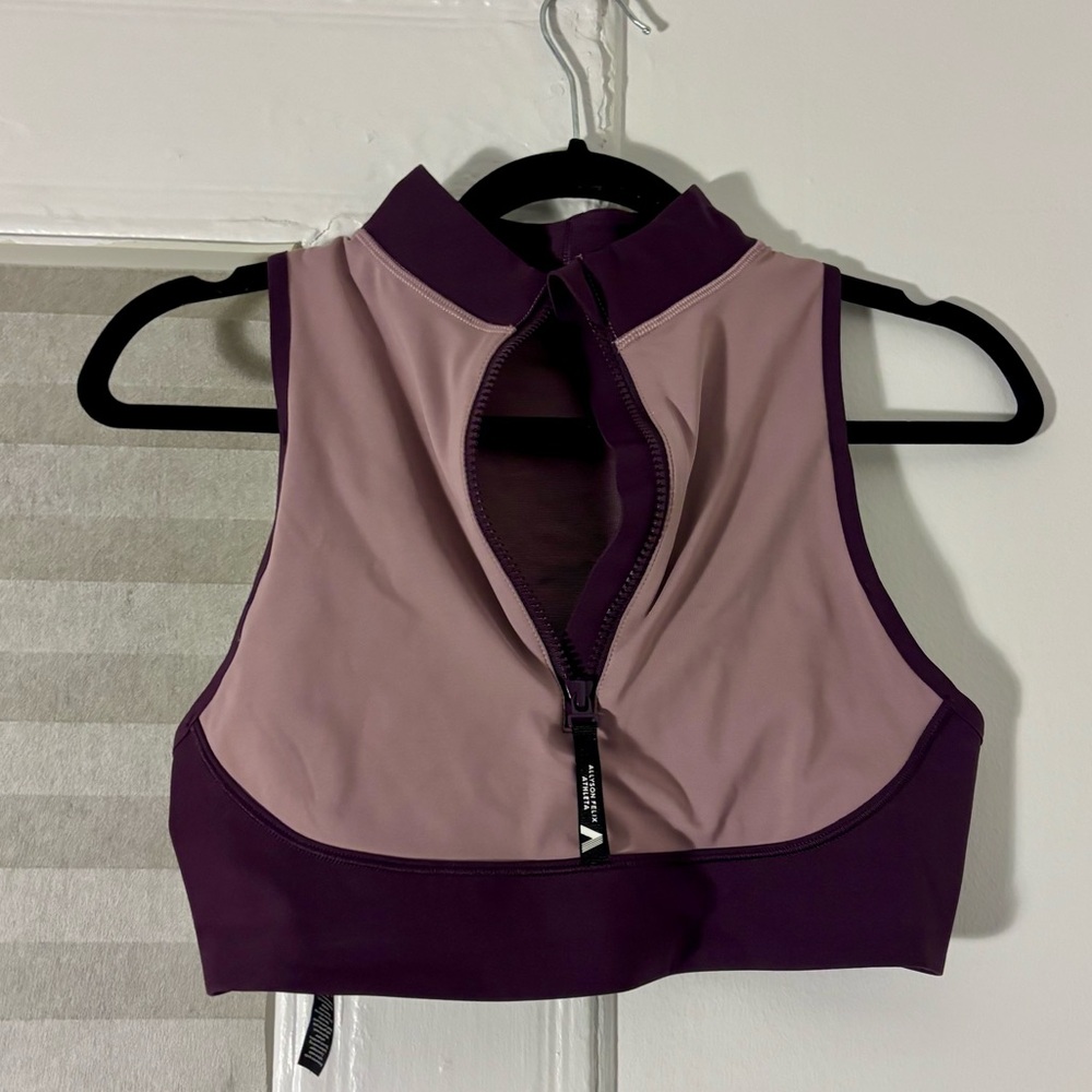 Athleta X Allyson Felix Zip Up Sports Bra - M